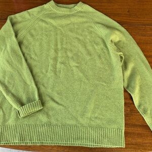 B&W Olive Green Crewneck Men's Sweater